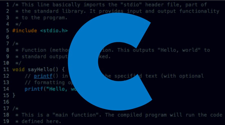 C Programlama Dili Örneği